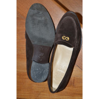 Escada Slippers/Ballerinas Leather in Brown