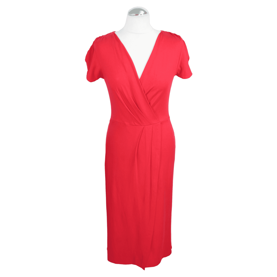 L.K. Bennett Dress Viscose in Red