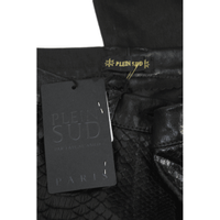 Plein Sud Trousers Leather in Black