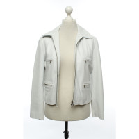 Hemisphere Jacket/Coat Leather in White