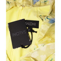 Saloni Kleid aus Seide in Gelb
