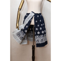 Miu Miu Skirt Cotton in Blue