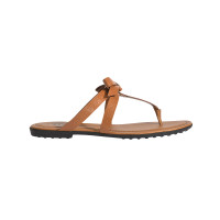 Tod's Sandalen Leer in Bruin