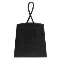 Little Liffner Tote Bag aus Leder in Schwarz