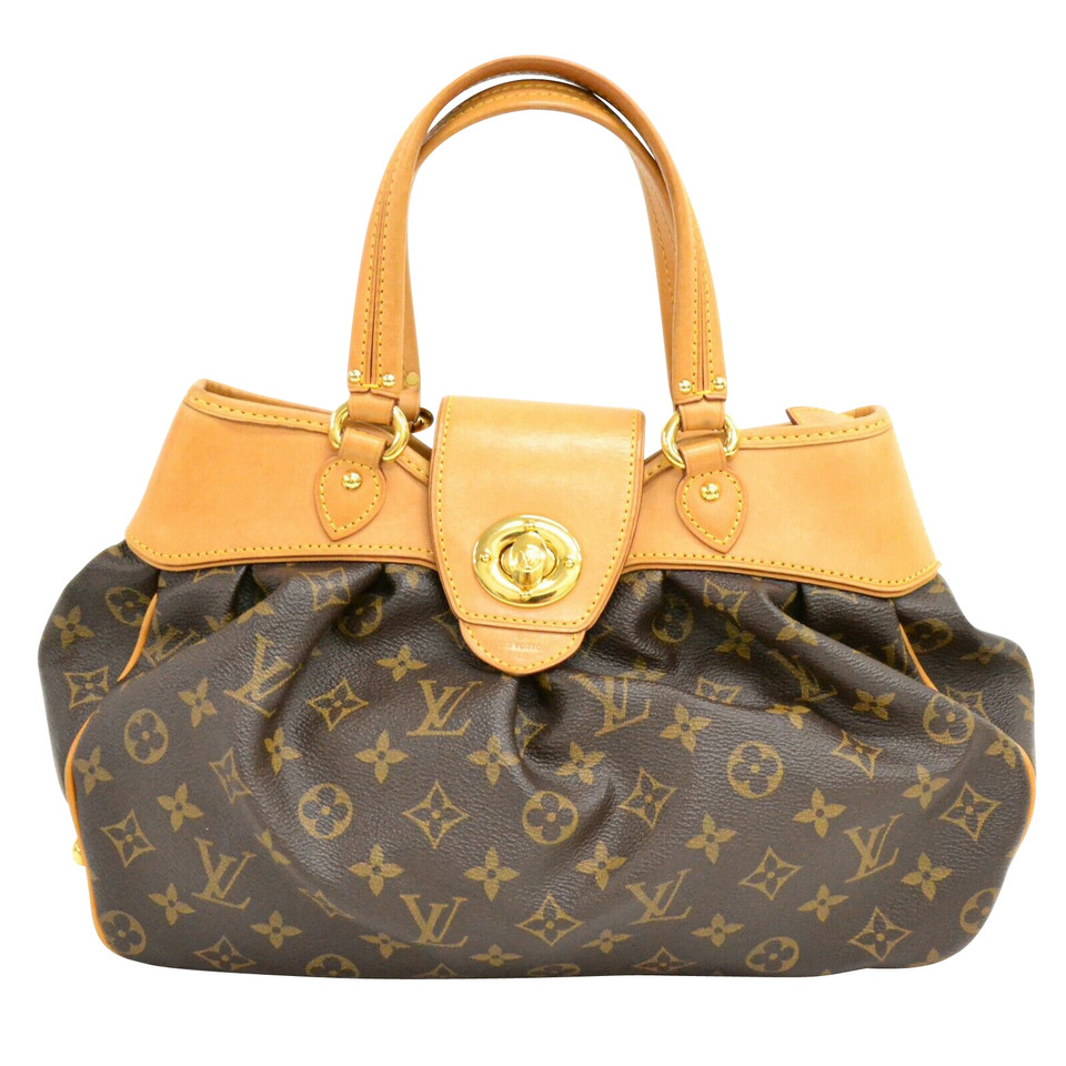 Louis Vuitton Handbag Canvas in Brown