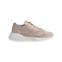 Tod's Sneakers Leer in Bruin