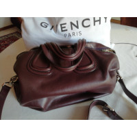Givenchy Nightingale Large in Pelle in Bordeaux