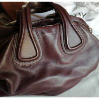 Givenchy Nightingale Large in Pelle in Bordeaux