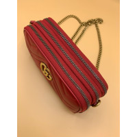 Gucci Marmont Bag Leather in Red