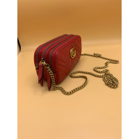 Gucci Marmont Bag Leather in Red
