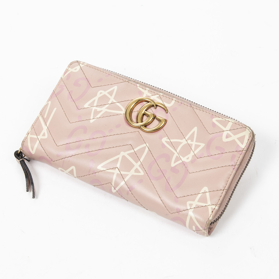 Gucci Travel bag Leather in Pink