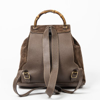 Gucci Bamboo Backpack Leather in Brown