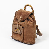 Gucci Bamboo Backpack Leather in Brown