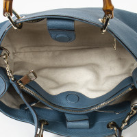 Gucci Bamboo Bag Leather in Turquoise