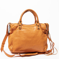 Balenciaga Borsa a tracolla in Pelle in Arancio