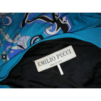 Emilio Pucci Robe en Viscose en Bleu