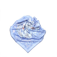 Hermès Echarpe/Foulard en Soie en Bleu