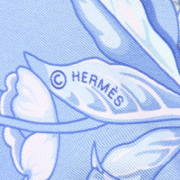 Hermès Echarpe/Foulard en Soie en Bleu