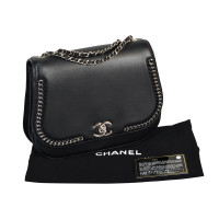 Chanel Braided Chic aus Leder in Schwarz