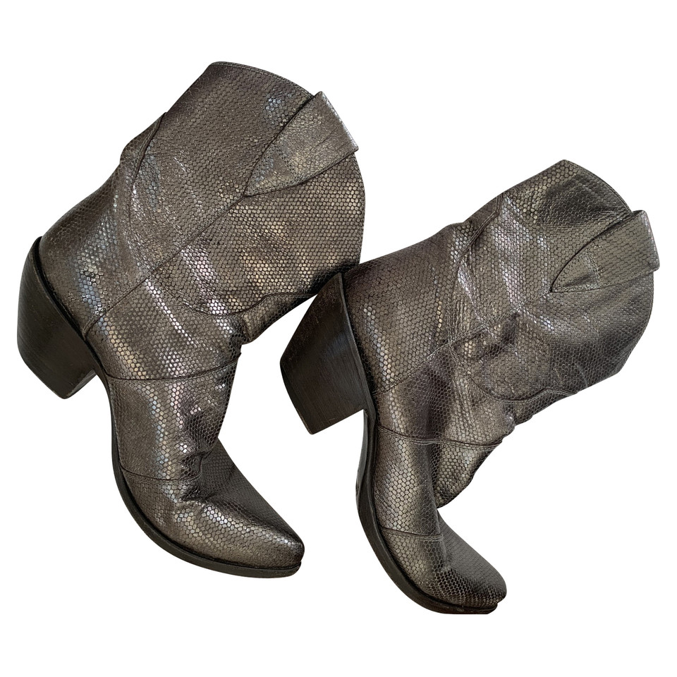 Gianni Barbato Ankle boots Leather in Taupe