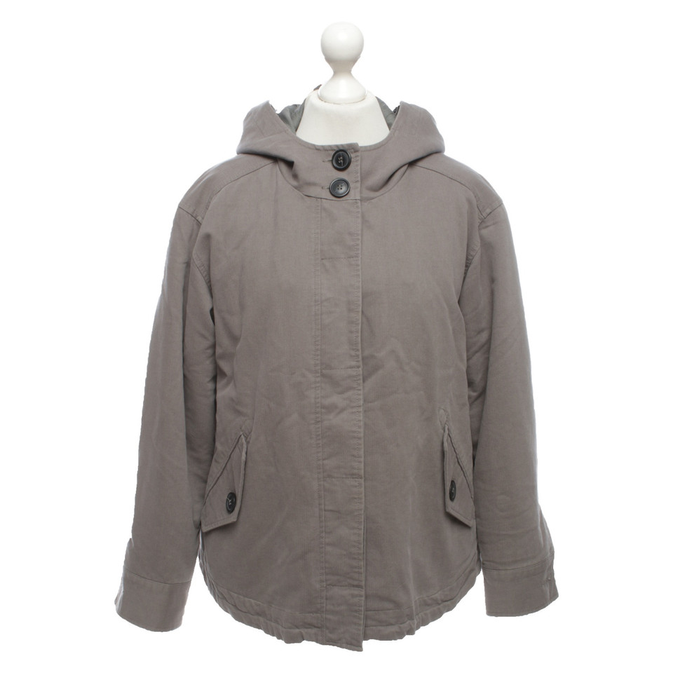 Comptoir Des Cotonniers Jacket/Coat Cotton in Grey