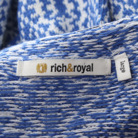 Rich & Royal Cardigan en tricolore