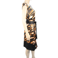Karen Millen Silk dress with animal pattern