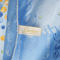 Cartier Zijden sjaal blauw 