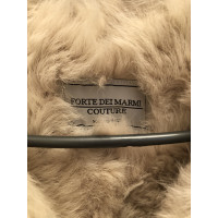 Forte Dei Marmi Couture Jacke/Mantel aus Pelz in Blau