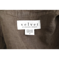 Velvet Dress Linen in Khaki