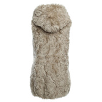 Pinko Fur vest with hood