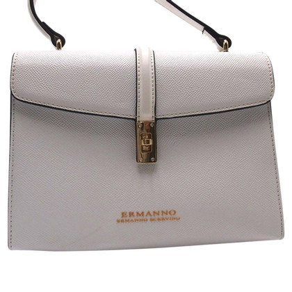 Ermanno Scervino Shopper Leather in White