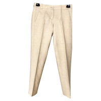 S Max Mara Trousers Linen in Cream