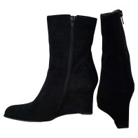 Pura Lopez Ankle boots Suede in Black