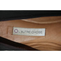 L'autre Chose Chaussons/Ballerines en Cuir en Marron