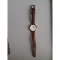 Daniel Wellington Armbanduhr aus Leder in Braun