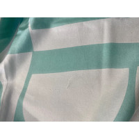 Balenciaga Scarf/Shawl Silk in Turquoise