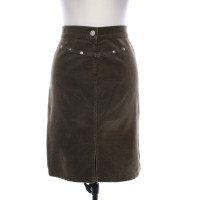 Marella Skirt Cotton in Olive