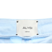 Alysi Paire de Pantalon en Coton en Bleu