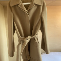 Max Mara Jacket/Coat Wool in Nude