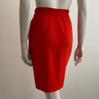 Claude Montana Skirt Wool in Red