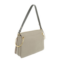 Chloé Handtasche aus Leder in Taupe