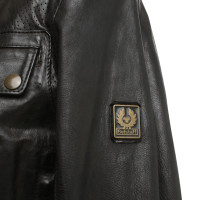 Belstaff Jasje van het leer in zwart