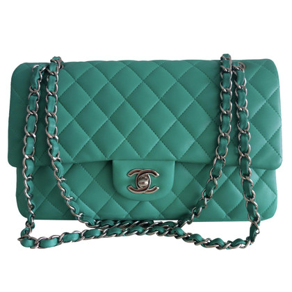 Chanel Flap Bag en Cuir en Vert