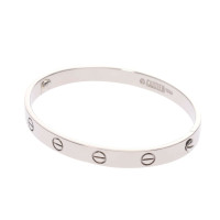 Cartier Love Armband schmal Weißgold White gold in Silvery