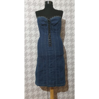 Rocco Barocco Vestito in Cotone in Blu