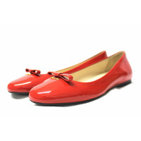 Prada Slippers/Ballerinas Patent leather in Red