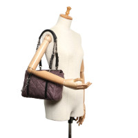 Prada Borsa a tracolla in Cotone in Viola