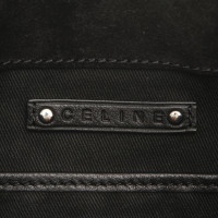 Céline Handtasche aus Wildleder in Schwarz