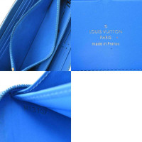 Louis Vuitton Masters Zippy Wallet aus Canvas in Blau